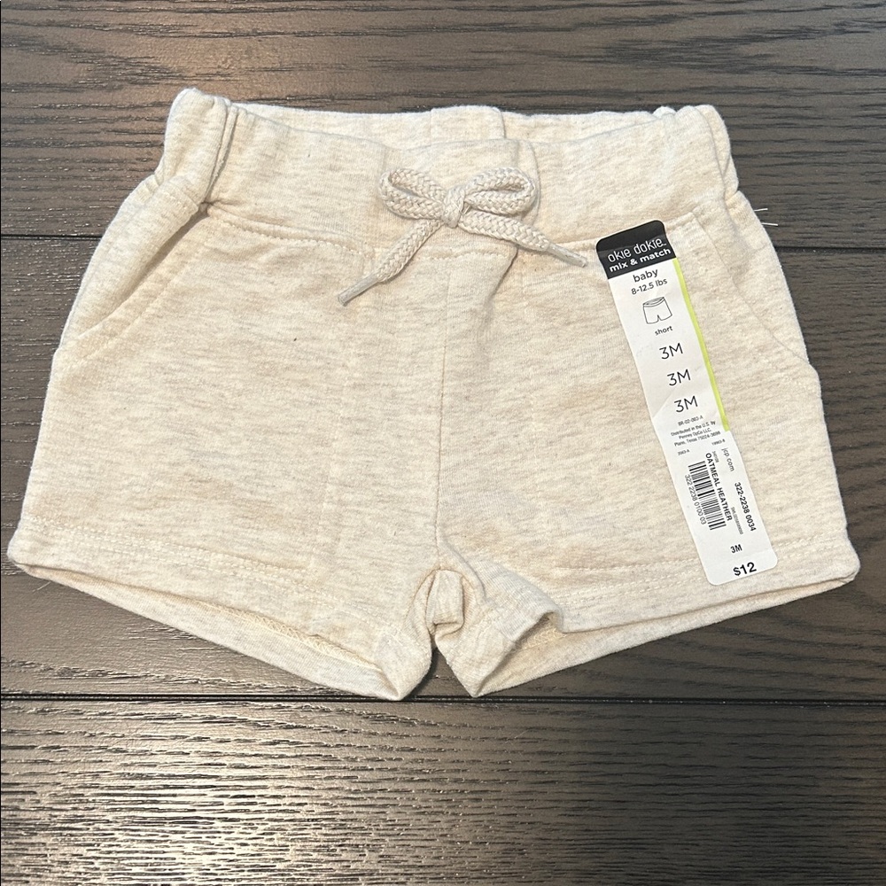 NWT Okie Dokie Kids Shorts Size 3M